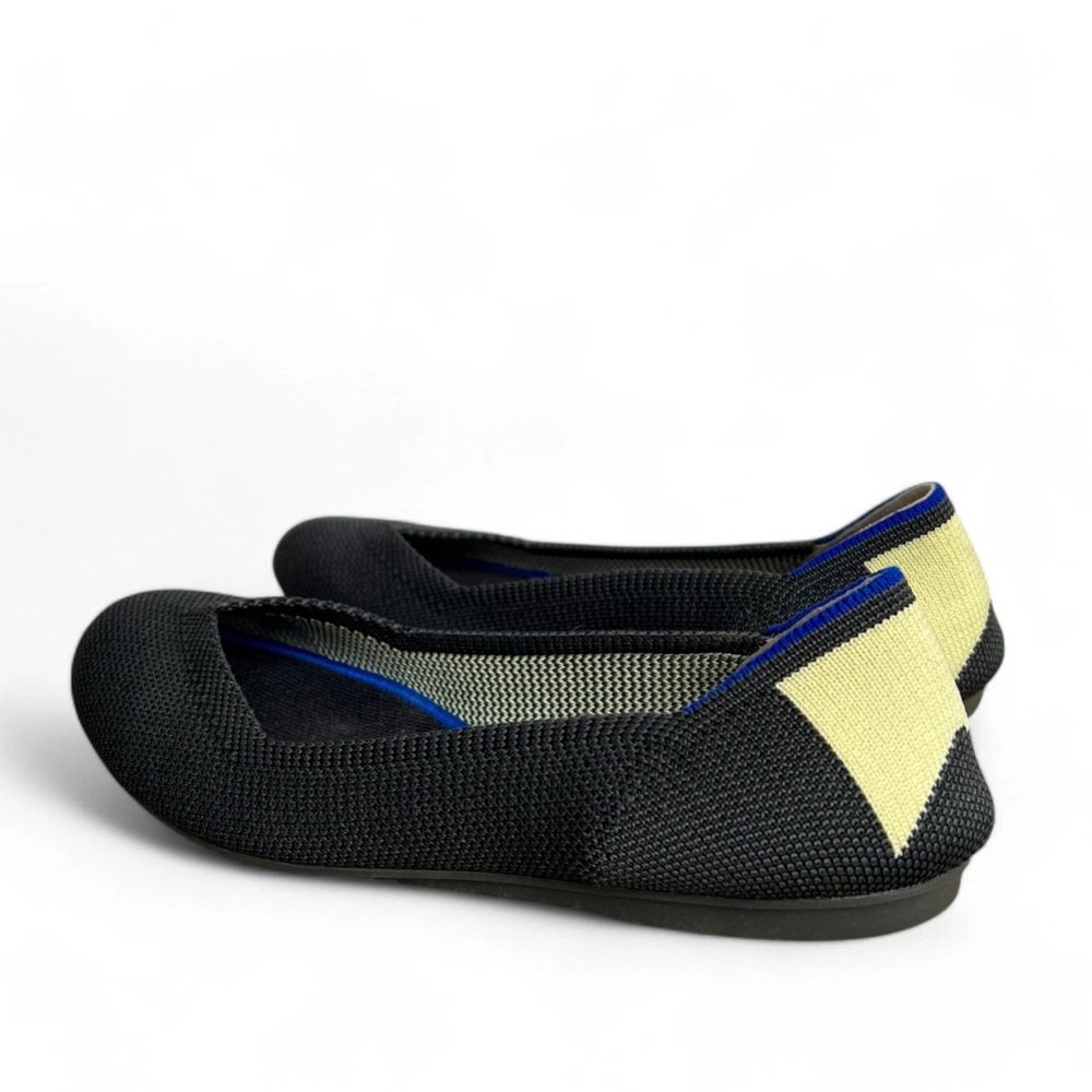 Rothy’s The Flat Retired Citron Ribbon Shoes sz 6.5
